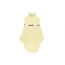 Hunny Bunny Girls Pleated Hi-Low Dress